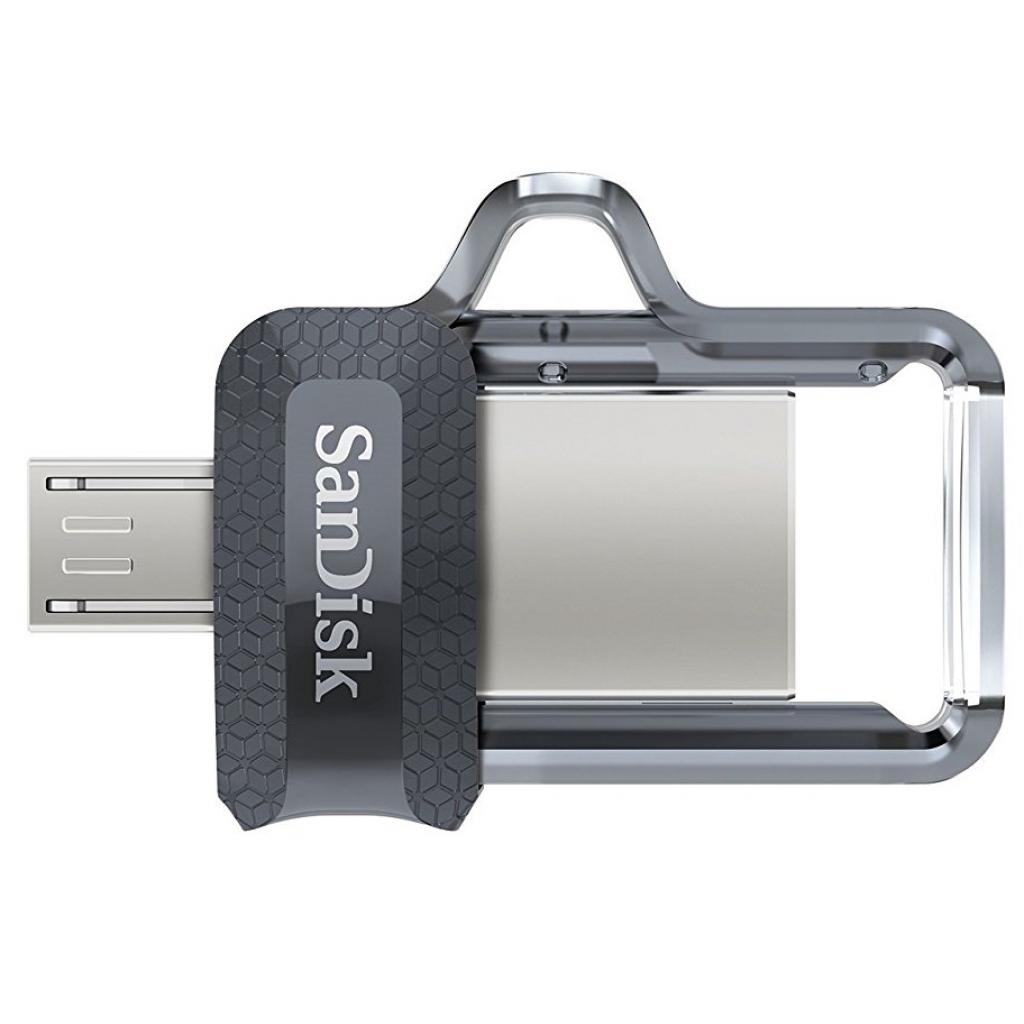 SANDISK 64GB Ultra Dual Black USB 3.0 OTG (SDDD3-064G-G46) (UA) Інтерфейс USB 3.0 / micro-USB