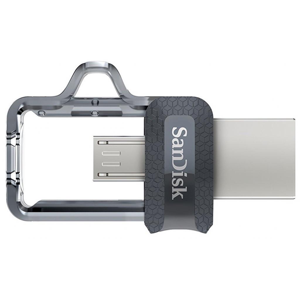 SANDISK 64GB Ultra Dual Black USB 3.0 OTG (SDDD3-064G-G46) (UA) Об'єм пам'яті 64 Gb
