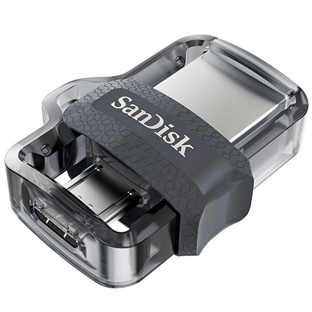 SANDISK 64GB Ultra Dual Black USB 3.0 OTG (SDDD3-064G-G46) (UA) Тип С выдвижным USB, Суперкомпактные, Высокоскоростные