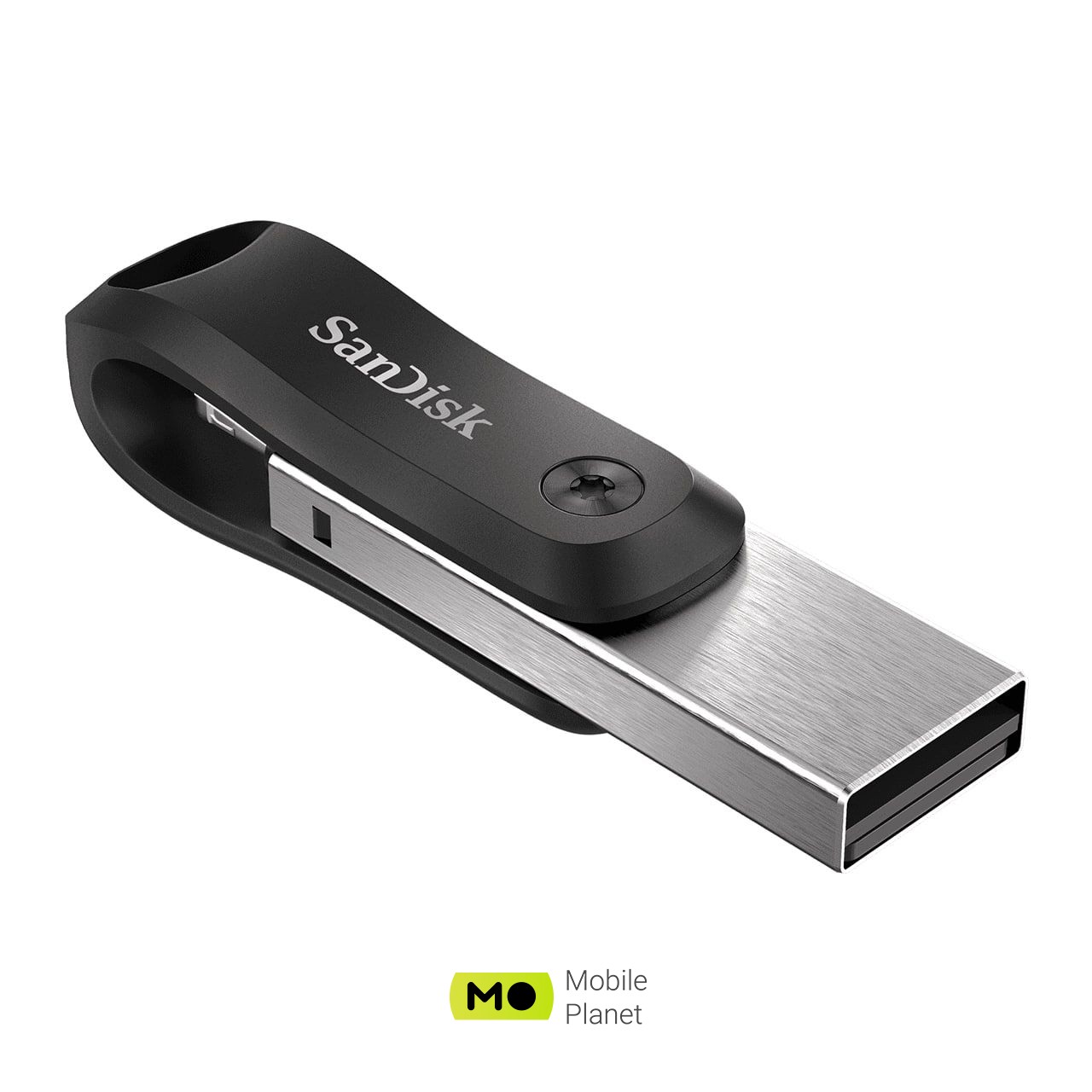 SanDisk iXpand Go USB 3.0 /Lightning Apple (SDIX60N-064G-GN6NN) (UA) Габариты накопителя 53x12x12.5 мм