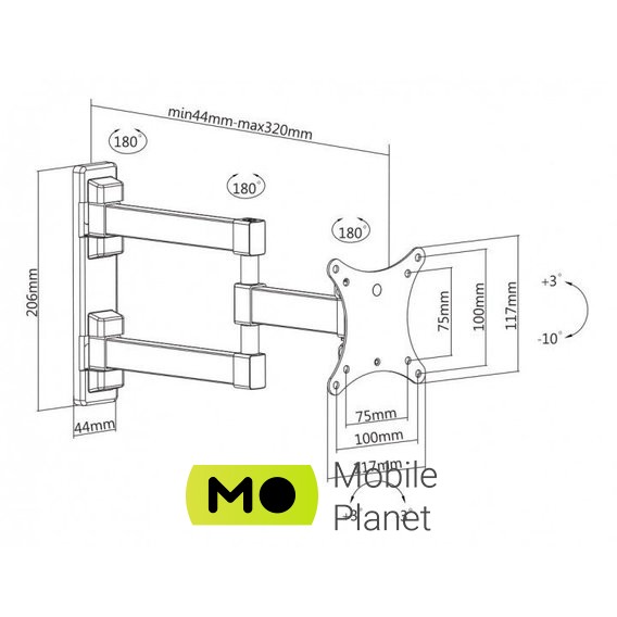 Satelit 13-32PIVOT100A Цвет: Черный; Назначение: Для