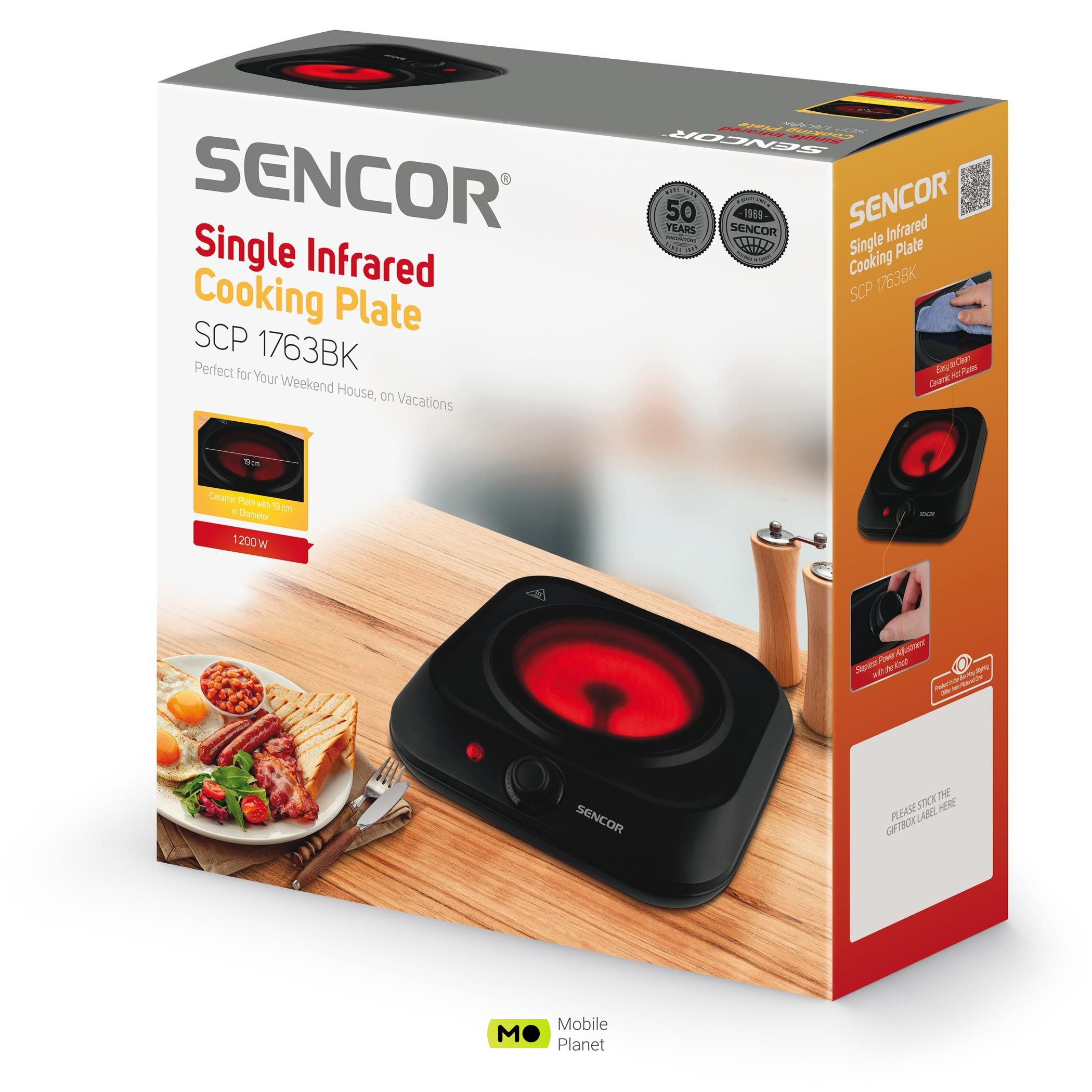 Sencor SCP1763BK (UA) Тип варильна поверхня