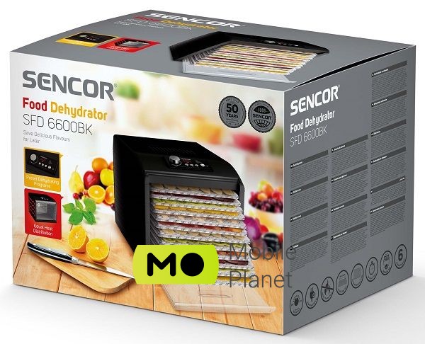 Sencor SFD 6600BK Тип управління: Механічне;