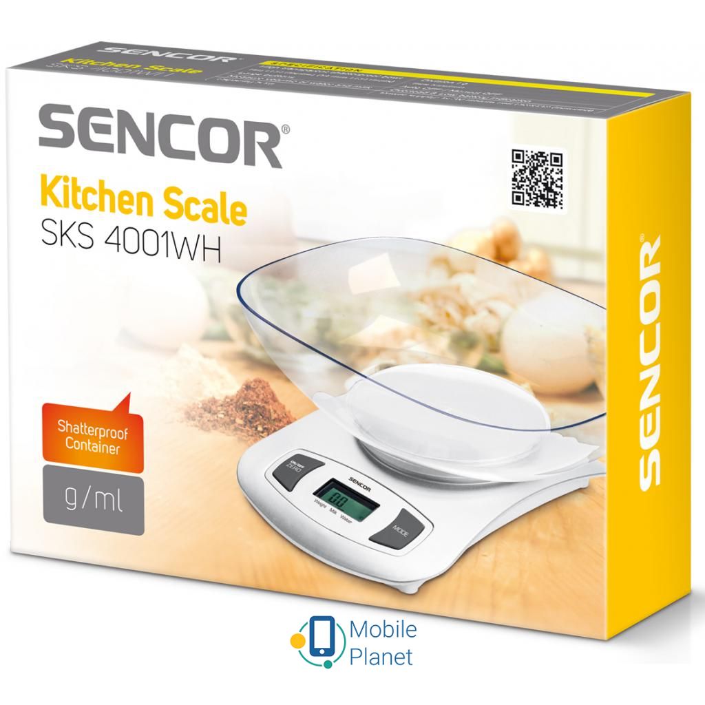 Sencor SKS4001WH Тип: електронні; Конструкція: з