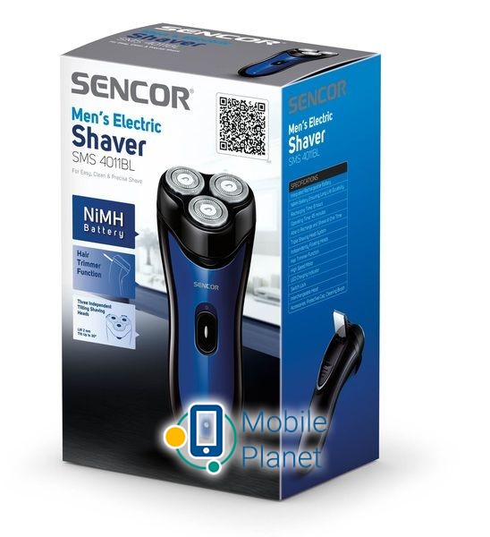 Sencor SMS 4011BL (41004848) (UA) Тип бритви: Роторна (обертальна);