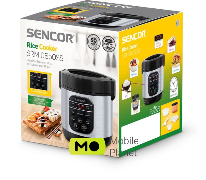 Sencor SRM0650SS (UA) Тип: рисоварка; Мощность: 350 Вт;