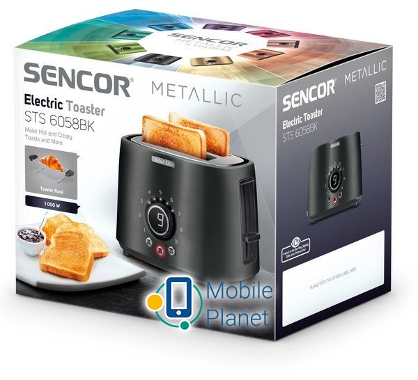 Sencor STS 6058 BK (41006752) (UA) Мощность, Вт: 1000; Количество