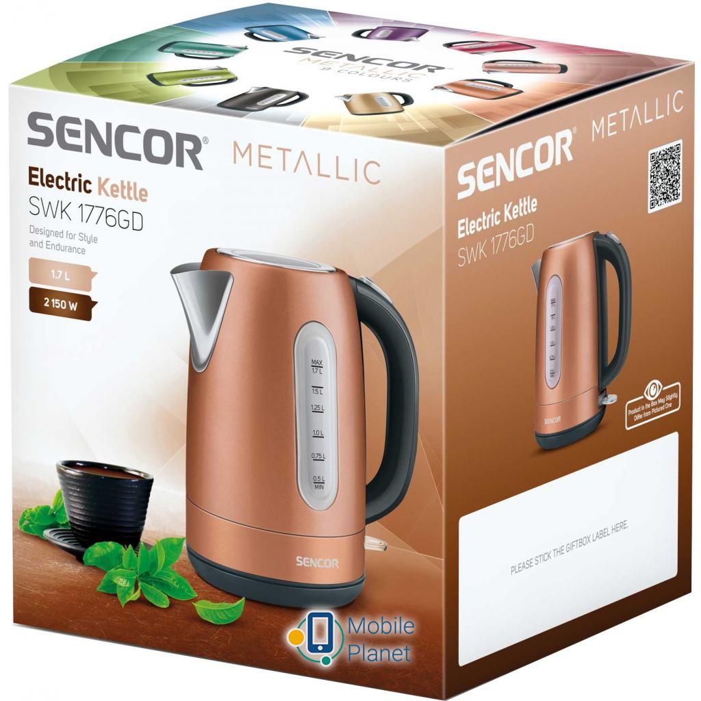 Sencor SWK1776GD Тип: обычный; Объем: 1.7 л;