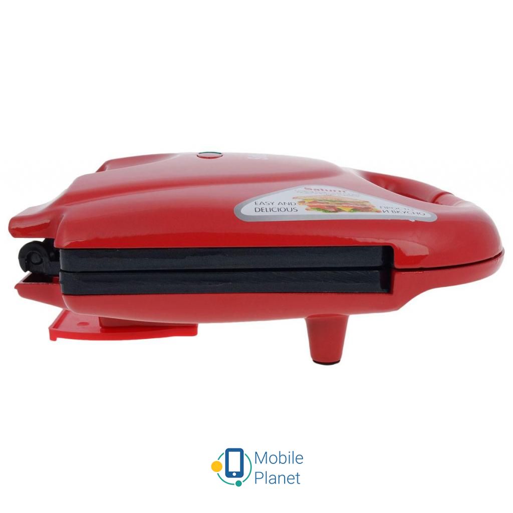 Сэндвичница SATURN ST-EC1082 Red Мощность: 750 Вт; Количество