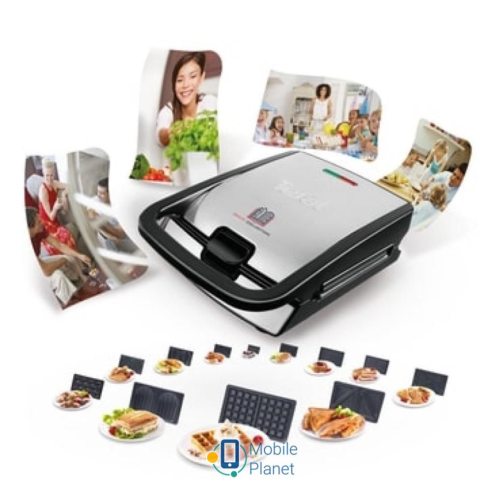 Сэндвичница TEFAL SW854D16 Мощность: 700 Вт; Количество