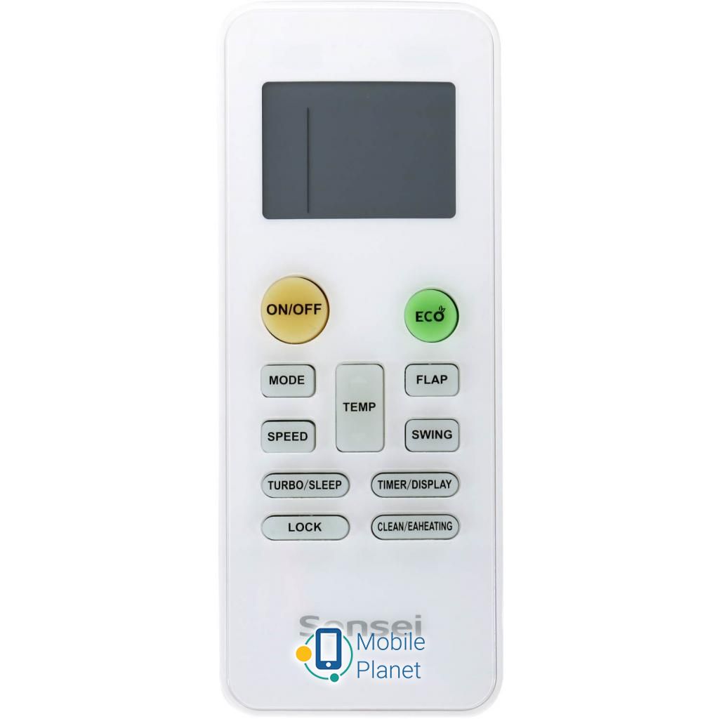 Sensei SAC-18MBW Тип: кондиціонер; Конструкція: