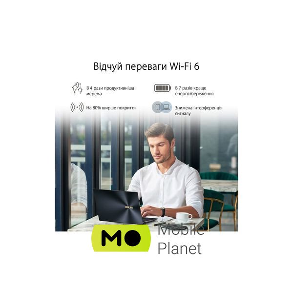 Сетевая карта Wi-Fi ASUS USB-AX56 (90IG06H0-MO0R10) (UA) Интерфейс USB
