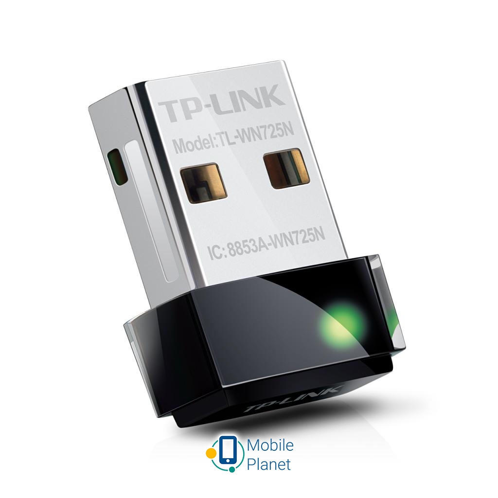 Мережева карта Wi-Fi TP-Link TL-WN725N Швидкість передачі даних: до