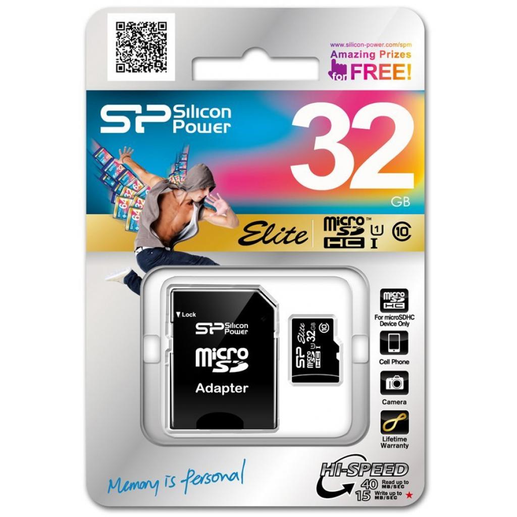 Silicon Power 32GB microSD Class 10 UHS-ISDR (SP032GBSTHBU1V10SP) Производитель Silicon Power