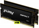SO-DIMM 2x32GB / 3200 DDR4 Kingston Fury Impact (KF432S20IBK2 / 64) (UA)