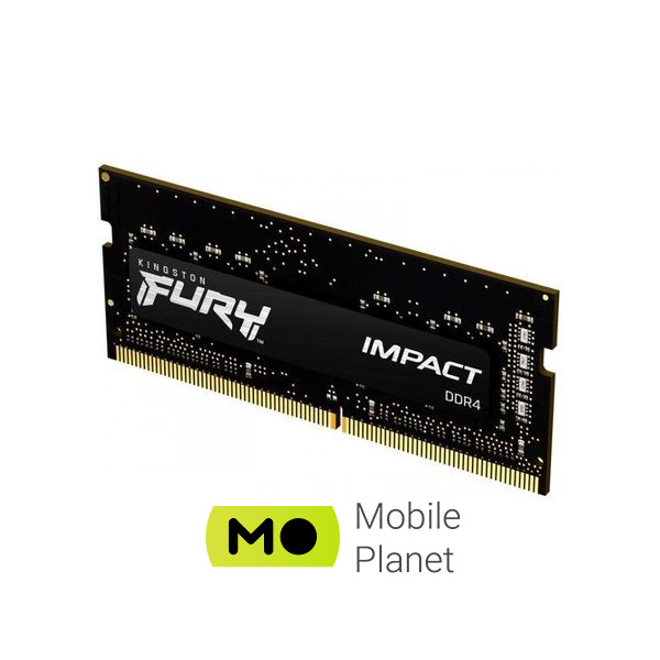 SoDIMM DDR4 16GB 3200 MHz Impact Kingston Fury (ex.HyperX) (KF432S20IB/16) (UA) Тип памяти: DDR4; Объем памяти: 16