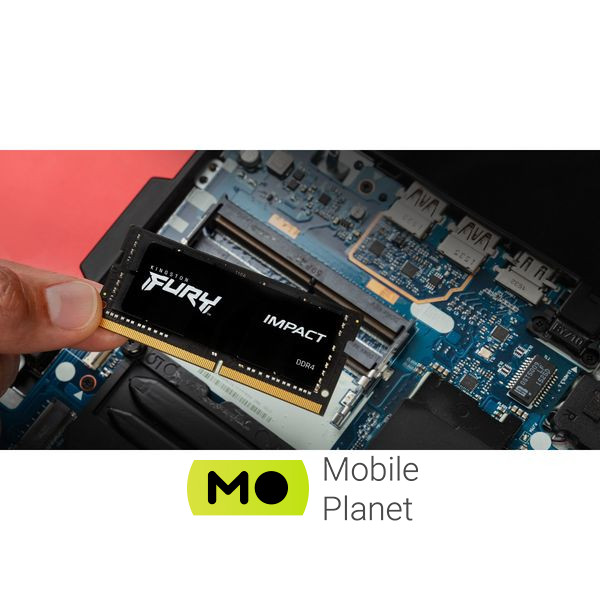 SoDIMM DDR4 32GB (2x16GB) 3200 МГц Impact Kingston Fury (ex.HyperX) (KF432S20IBK2/32) (UA) Стандарти пам'яті PC4-25600