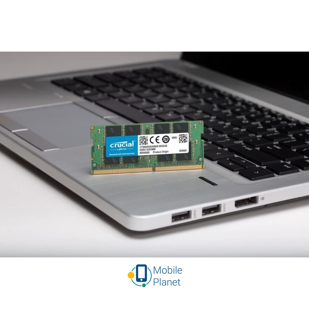 SoDIMM DDR4 32GB 3200 MHz MICRON (CT32G4SFD832A) (UA) Объем памяти 32 GB