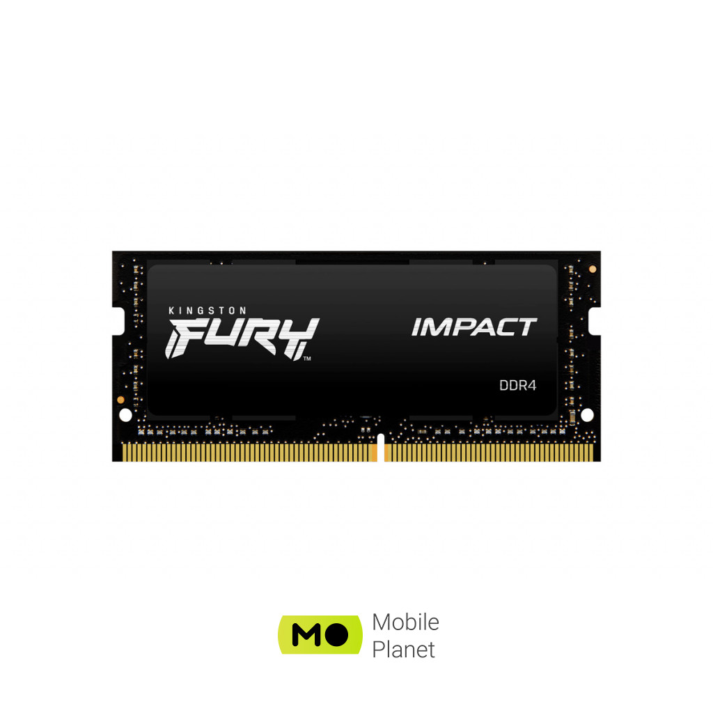 SoDIMM DDR4 8GB 3200 MHz Fury Impact HyperX (Kingston Fury) (KF432S20IB/8) Тайминги CL20