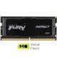 SoDIMM DDR5 64GB (2x32GB) 4800 МГц FURY Impact Kingston Fury (ex.HyperX) (KF548S38IBK2-64) (UA)