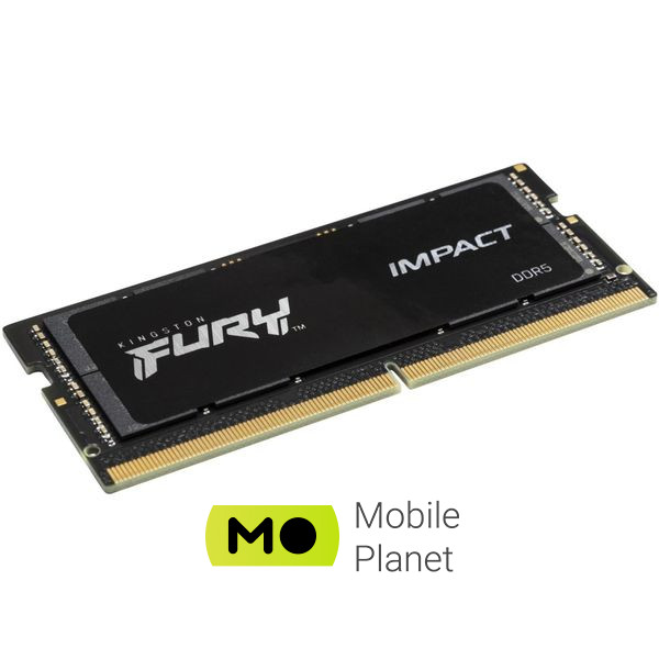 SoDIMM DDR5 64GB (2x32GB) 4800 МГц FURY Impact Kingston Fury (ex.HyperX) (KF548S38IBK2-64) (UA) Тип пам'яті: DDR5; Об'єм пам'яті: 64
