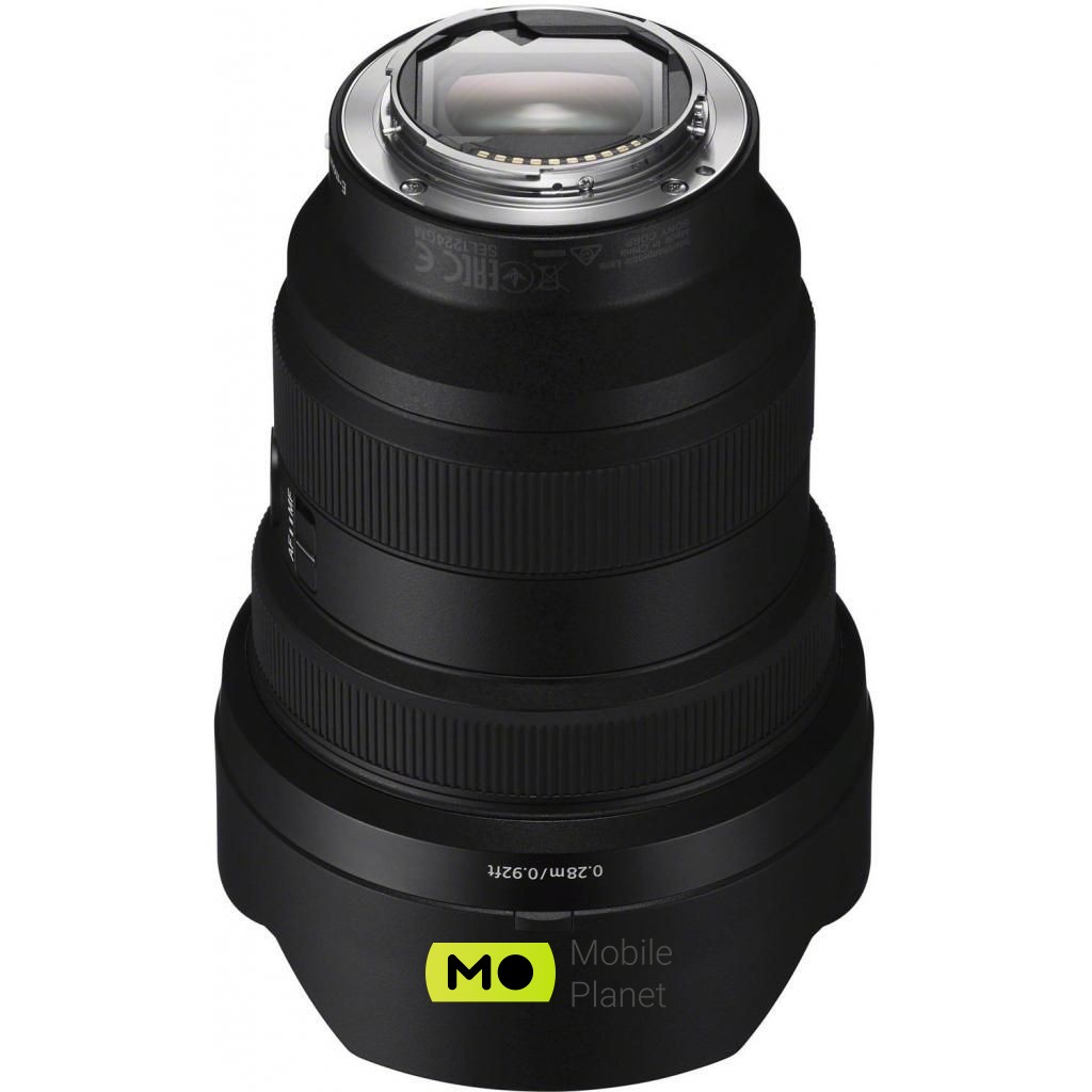 SONY 12-24mm f / 2.8 GM для NEX FF (SEL1224GM.SYX) (UA) Фокусна відстань max, мм 24