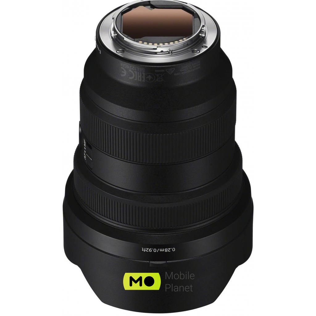 SONY 12-24mm f / 2.8 GM для NEX FF (SEL1224GM.SYX) (UA) Фокусна відстань min , мм 12