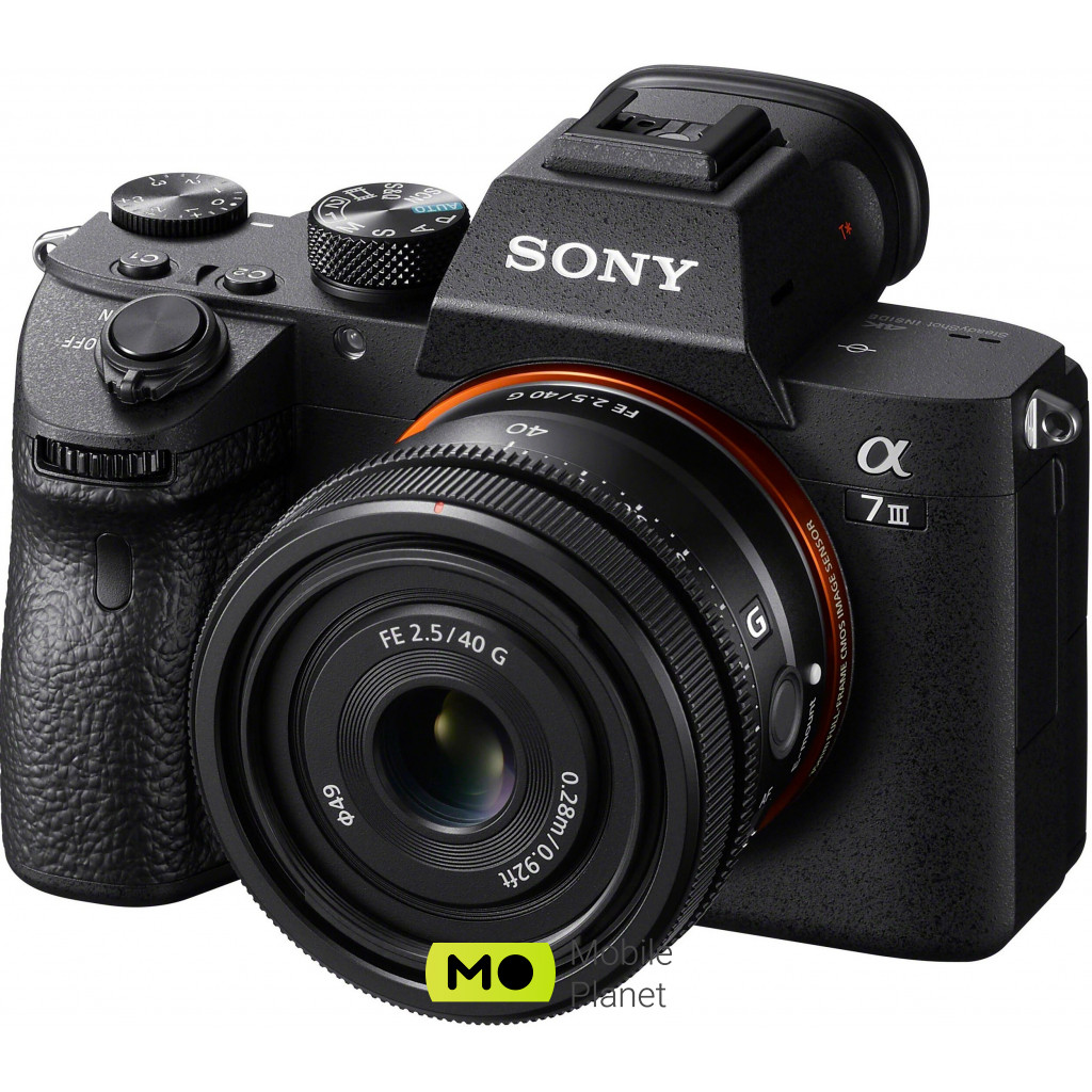 Sony 40mm, f/2.5 G для камер NEX (SEL40F25G.SYX) (UA) Тип объектива широкоугольный