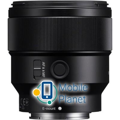 SONY 85mm f/1.8 для камер NEX FF (SEL85F18.SYX) (UA) Максимальная диафрагма f/1.8