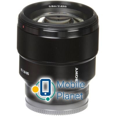 SONY 85mm f / 1.8 для камер NEX FF (SEL85F18.SYX) (UA) Тип Телеоб'єктиви