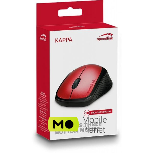 Speedlink Kappa Wireless Red (SL-630011-RD) (UA) Тип: Класичні; Підключення:
