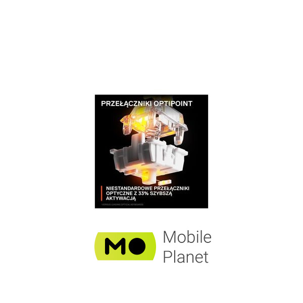 SteelSeries APEX 9 TKL USB Black (SS64847) (UA) Тип: ігрова, з підсвічуванням;