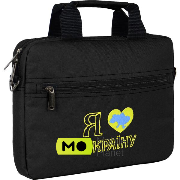 Сумка для ноутбука 12 PORTO PN12 LoveUkraine Black (PN12BK_LoveUkr) (UA) Виробник: Porto / Тип: Сумка для