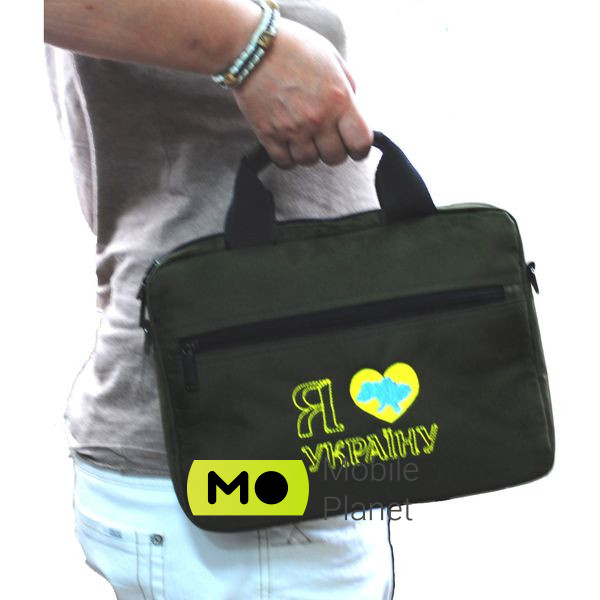 Сумка для ноутбука 12 PORTO PN12 LoveUkraine Green (PN12GR_LoveUkr) (UA) Виробник: Porto / Тип: Сумка для