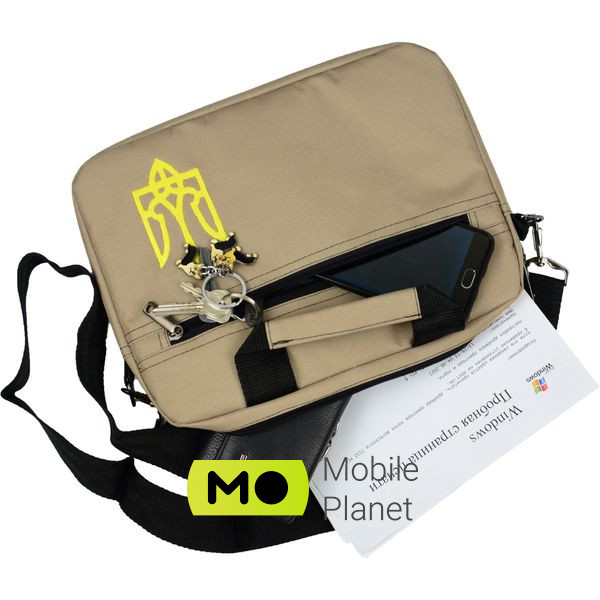 Сумка для ноутбука 12 PORTO PN12 Trizub Beige (PN12LB_TRIZ) (UA) Виробник: Porto / Тип: Сумка для