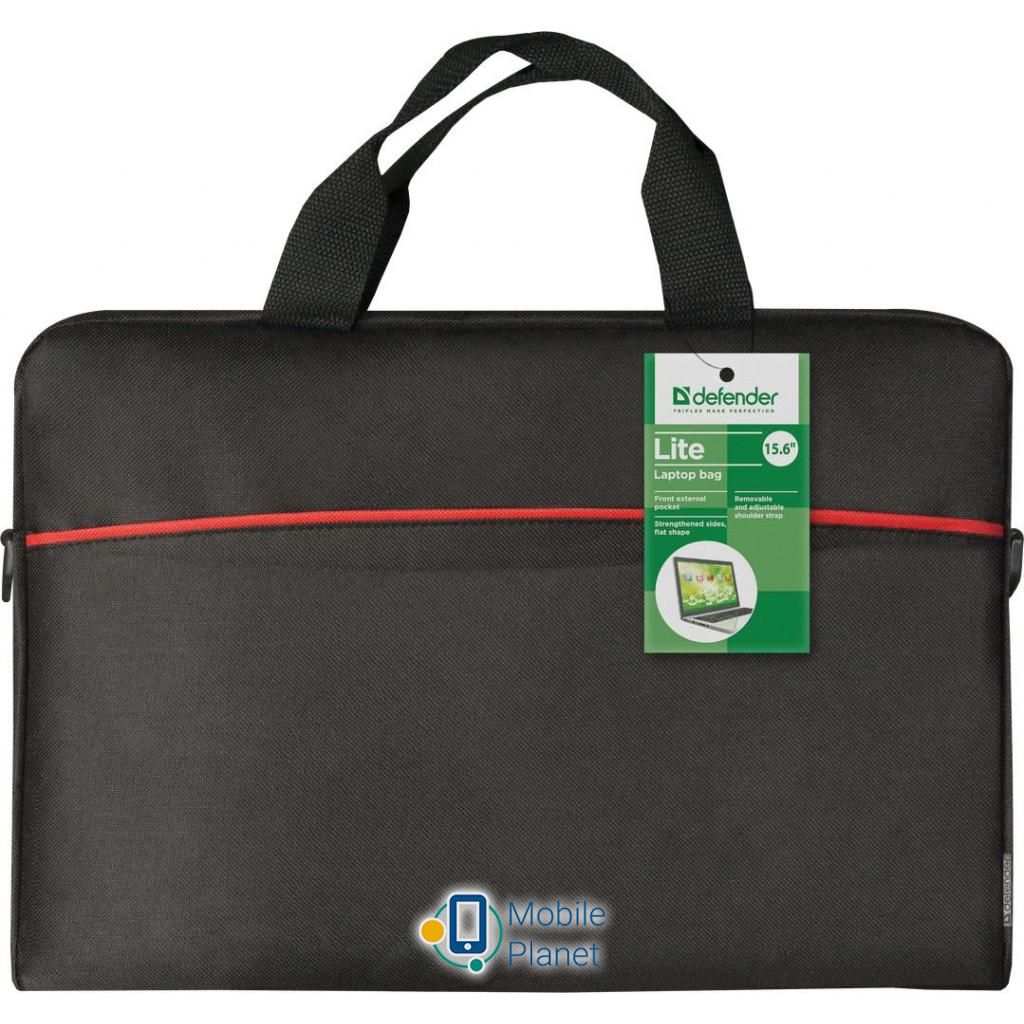 Сумка для ноутбука Defender 15,6 Lite black (26083) Основные характеристики; Тип: