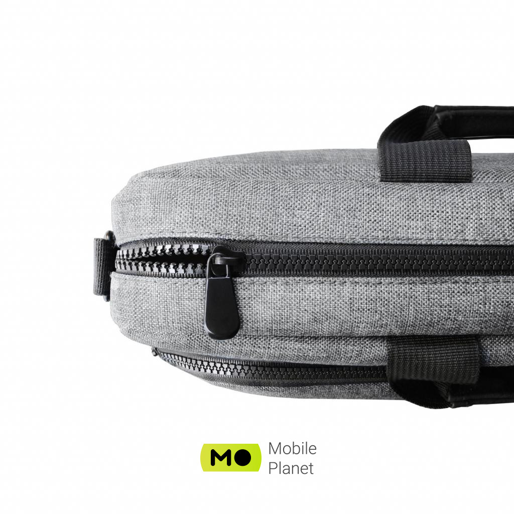 Сумка для ноутбука Grand-X 14 '' Grey (SB-138G) (UA) Спосіб закриття блискавка