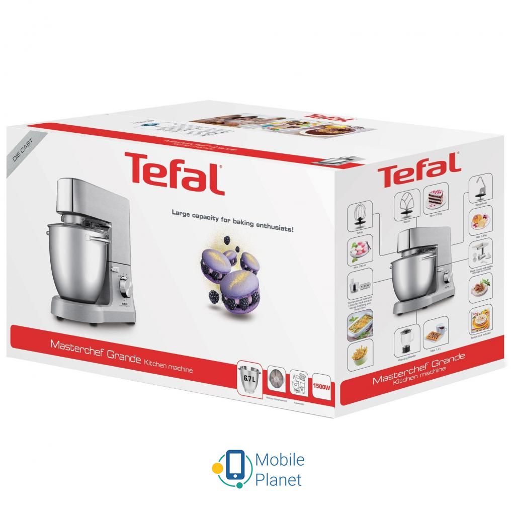 TEFAL QB813D38 (UA) Тип: кухонна машина; Потужність: