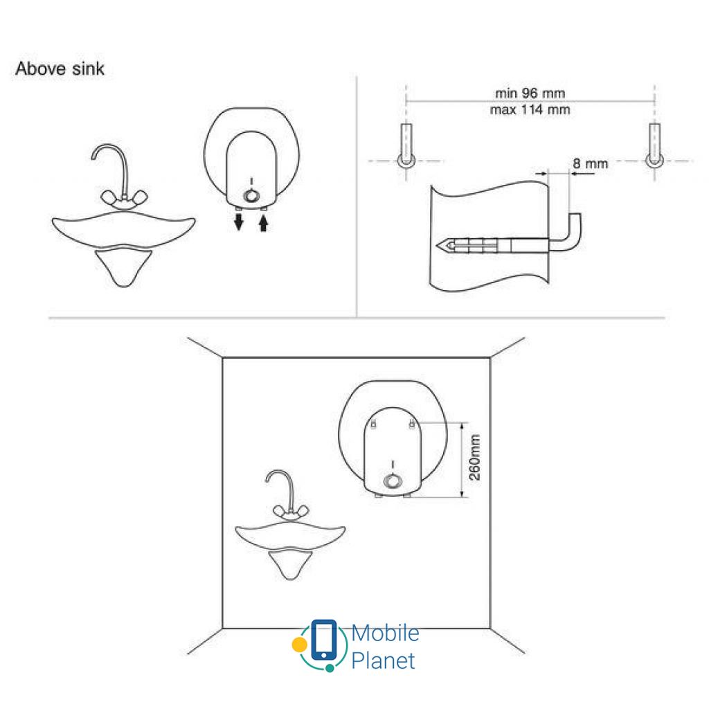 Tesy BILIGHT COMPACT 15 A Форма бойлера: прямокутна; Тип