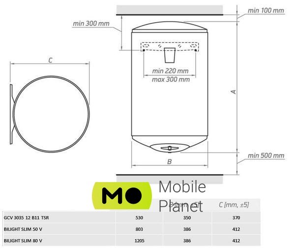 Tesy GCV 5035 20 B11 TSR (304129) (UA) ТМ TESY