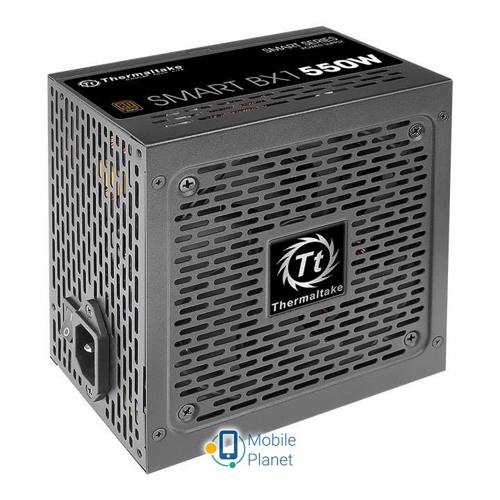 Thermaltake Smart BX1 550W (PS-SPD-0550NNSABE-1) EU Разъемы  ЦП 4 + 4 (8) контактный - 1 р.; PCI-E 2.0 6 + 2 (8) контактный - 2 шт.; MOLEX 4-контактный - 4 шт;. SATA - 6 шт;. EPS12V 24-контактный - 1 шт;. FDD - 1 шт.