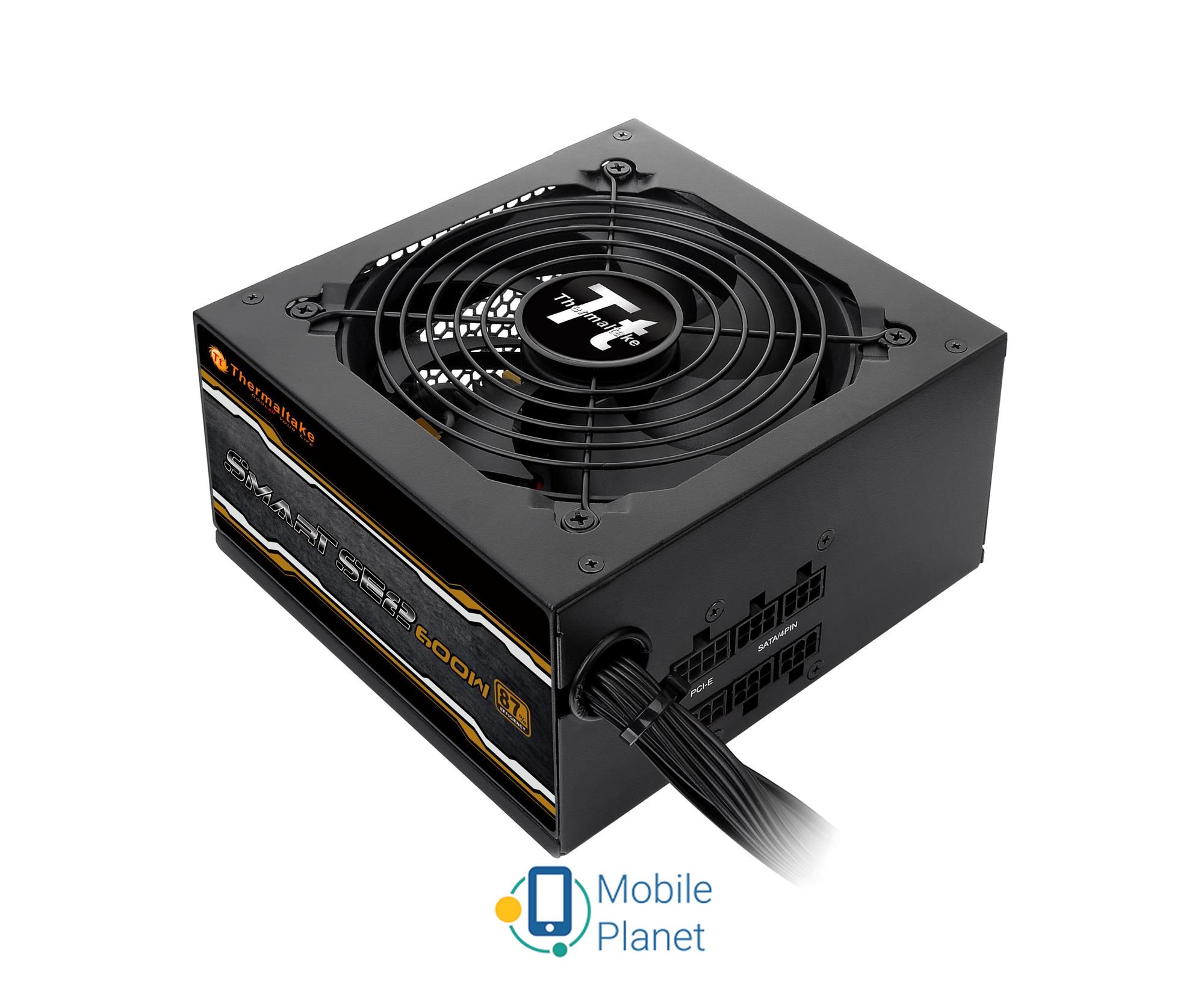 Thermaltake Smart SE2 600W (PS-SPS-0600MNSAWE-1) EU Максимальна потужність, Вт: 600;