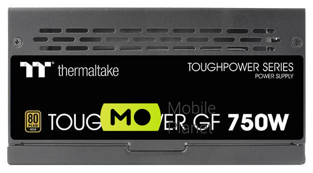 Thermaltake Toughpower GF 750W 80 Plus Gold (PS-TPD-0750FNFAGE-2) EU Разъемы  CPU 4 + 4 (8) PIN-код - 1 элемент; CPU 8-контактный - 1 элемент; PCI-E 2.0 6 + 2 (8) PIN-код - 4 шт.; MOLEX 4-контактный - 4 шт.; SATA - 9 шт.; EPS12V 24-контактный - 1 шт.; FDD - 1 элемент