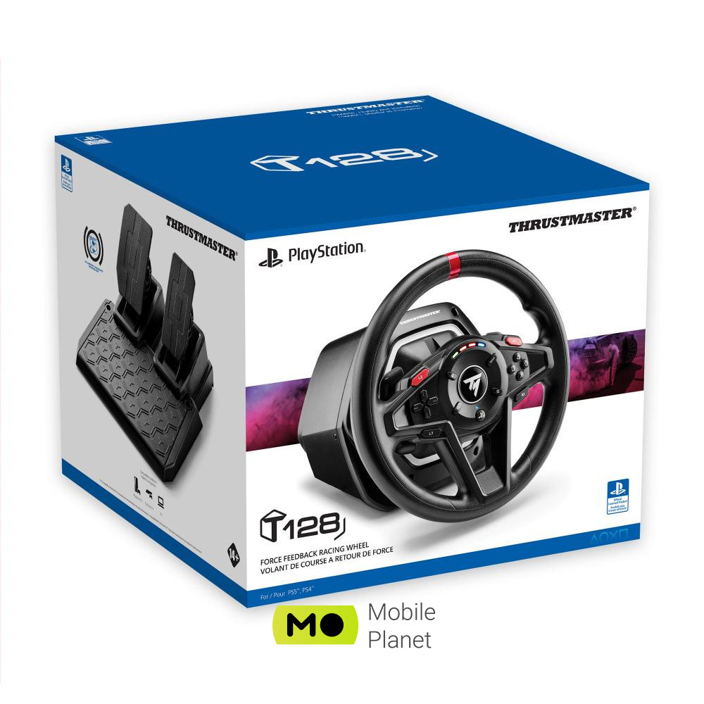 Thrustmaster T128 PS4, PS5, PC (4160781) Тип підключення дротове