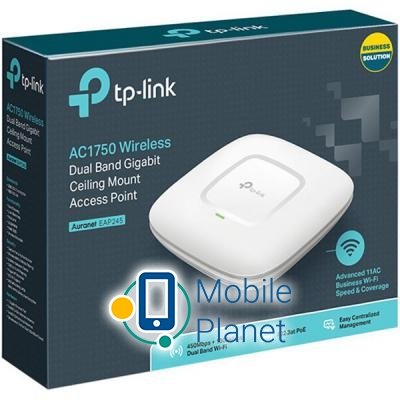 Точка доступу Wi-Fi TP-Link EAP245 Режими роботи: Wi-Fi точка;