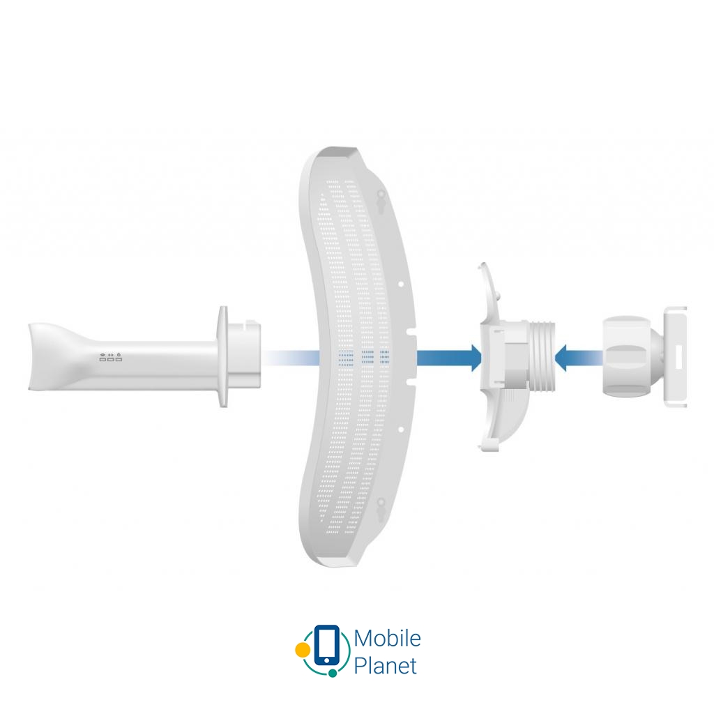 Точка доступу Wi-Fi Ubiquiti LBE-M5-23 Кількість антен  1 <==> Інтерфейси 