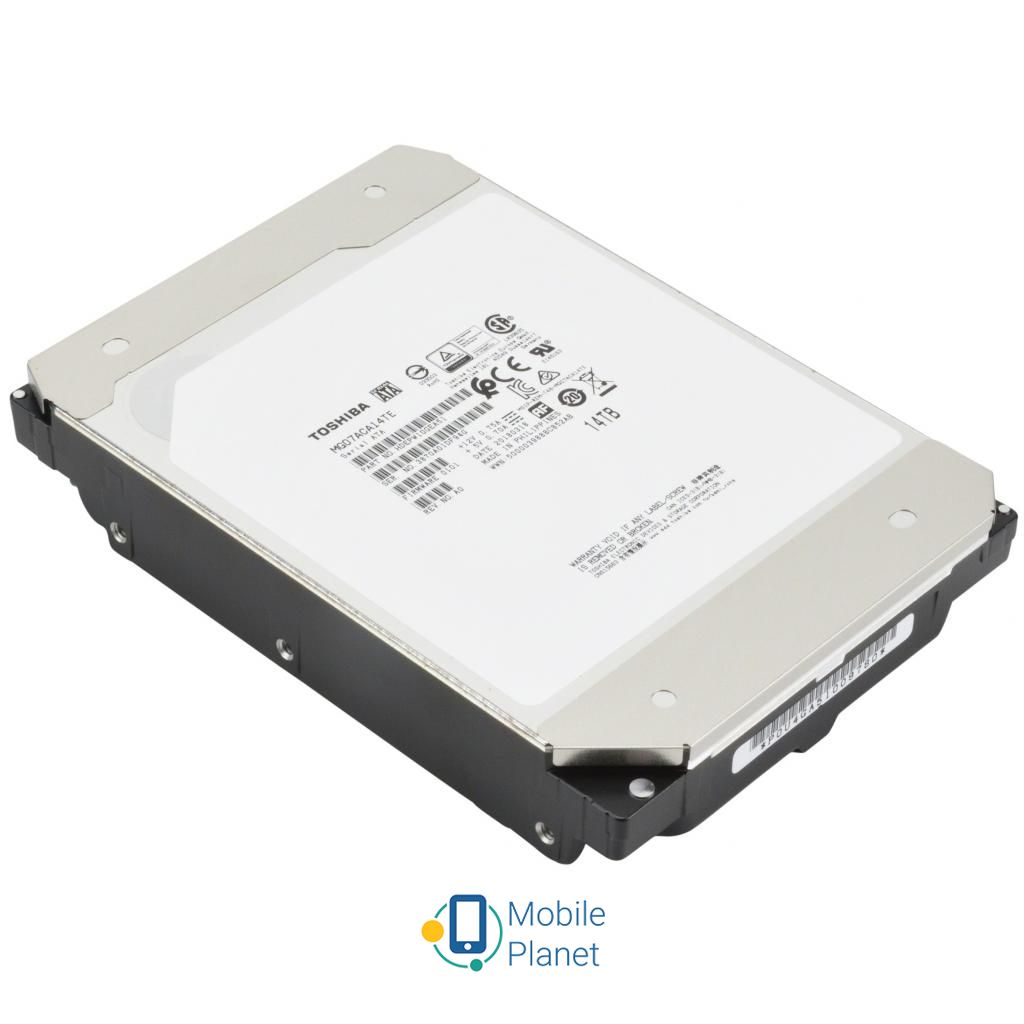 TOSHIBA 3.5'' 14TB 256MB 7.2K RPM SATA 6Gb/s (MG07ACA14TE) (UA) Форм-фактор: 3,5; Интерфейс: SATA III;