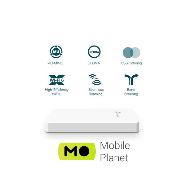TP-Link EAP615-WALL (UA) Стандарты сетей ax (до 1775 Мбит/с)