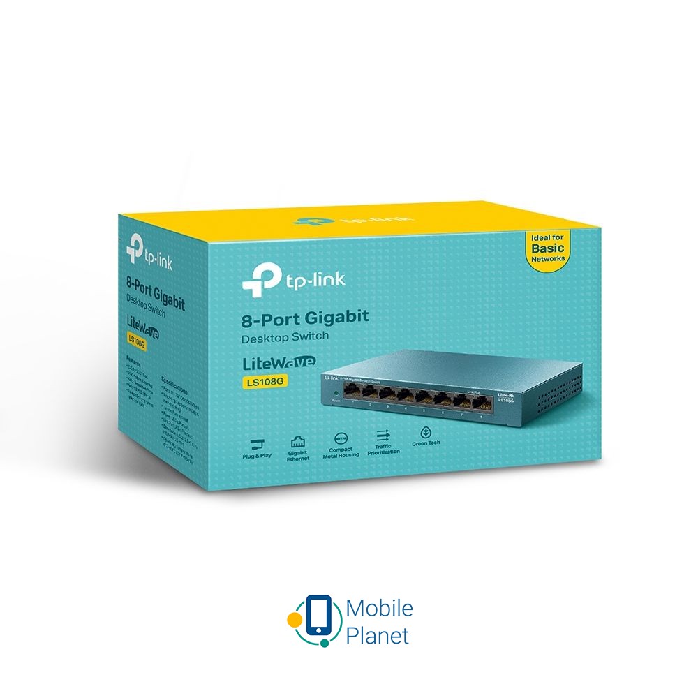 TP-Link LiteWave (LS108G) (UA) Тип Комутатор