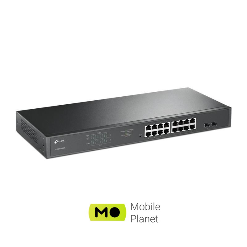 TP-Link TL-SG1218MPE (UA) Порты 10 / 100 Мбит / с: нет; Порты